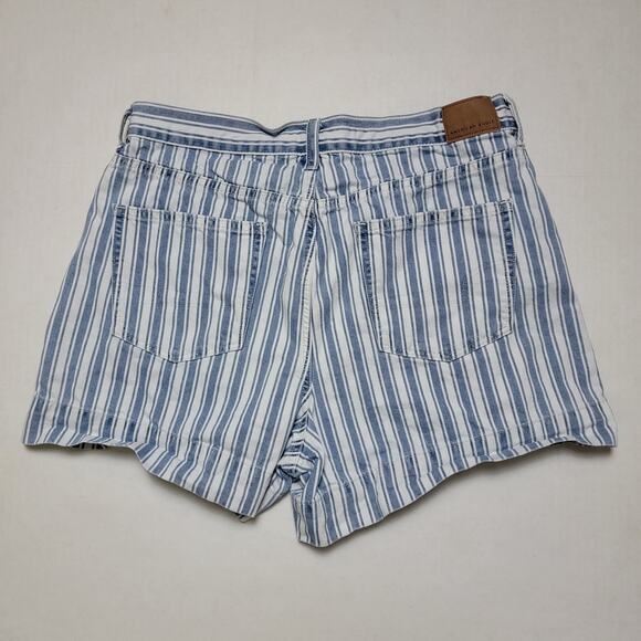 American Eagle Striped Mom Short SZ 12 - Picture 2 of 5